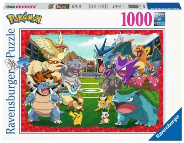 Puzzel - Confrontatie Tussen Pokémon (1000)