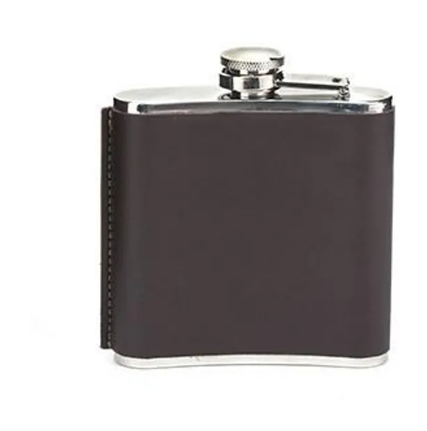60Z Leather flask