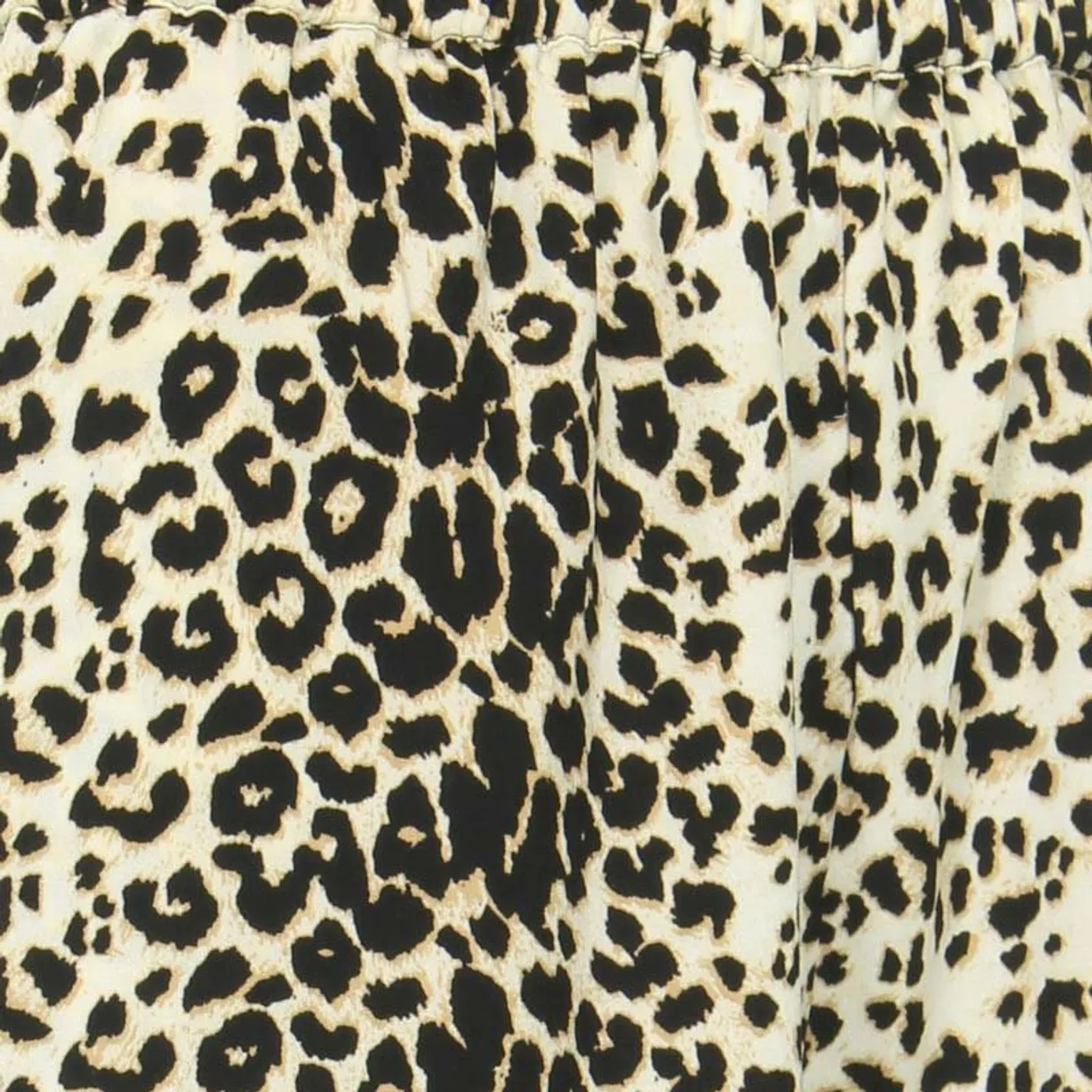 Flowy mini skirt leopard