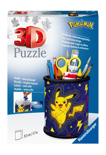 Pennenbak Pokémon  3D puzzel  54 stukjes