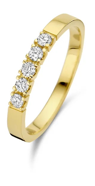 De la Paix Madeline 14 karaat gouden ring | diamant 0.20 ct | IBD330018-56