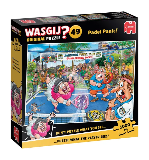 Wasgij Original 49 - Paniek op de padelbaan! (1000 stukjes)