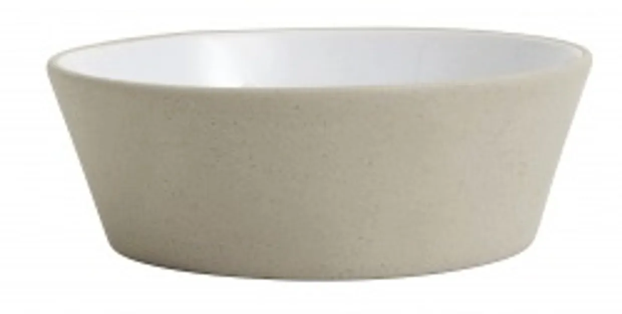 Matt Ceramic Bowl Small Light Grey (dishwasher safe)