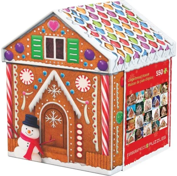 Puzzel - Gingerbread House tin (550)