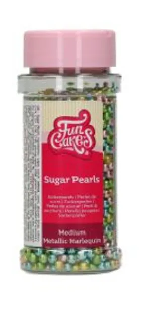 Suikerparels Medium Metallic Harlequin 80 g