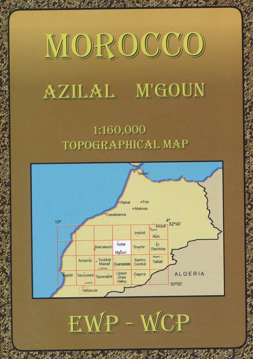 Wandelkaart HD Azilal M'Goun (Marokko) | EWP