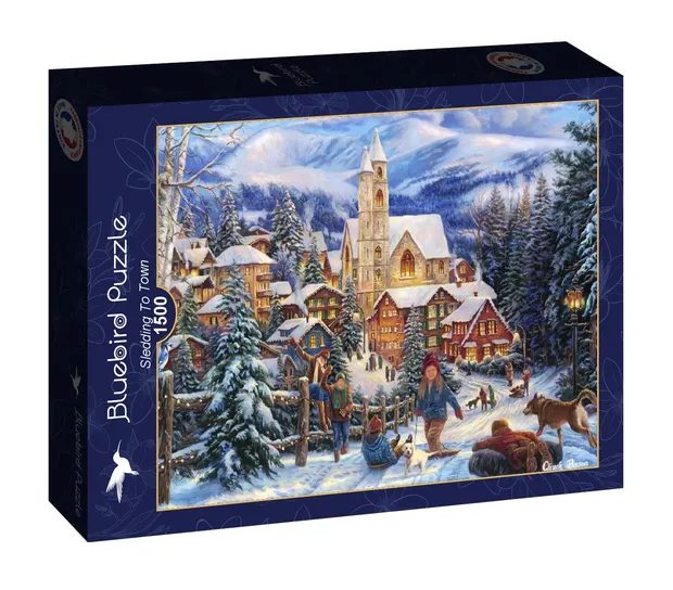 Puzzel - Sledding To Town (1500)
