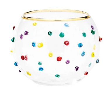 Circus Speckled Glass Tealight holder