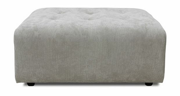Vint couch: element hocker, corduroy rib, crème