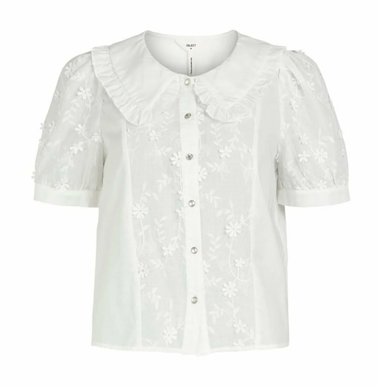 Ida embroidery blouse white