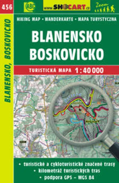 Wandelkaart 456 Blanensko Boskovicko | Shocart