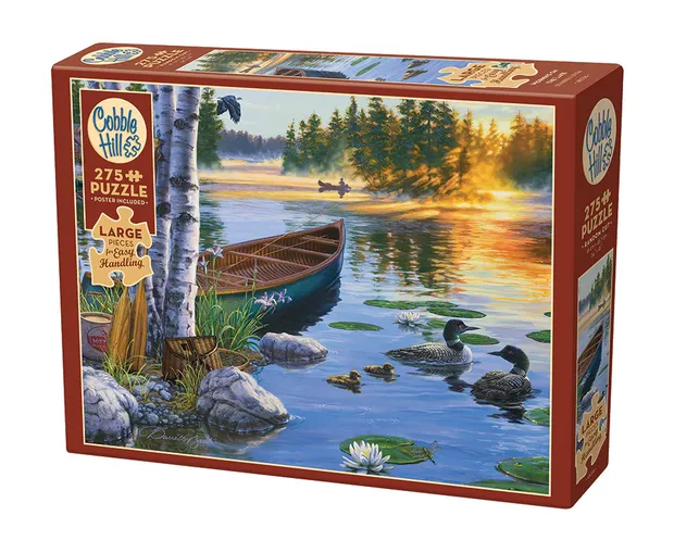 Puzzel - Morning on the Lake (275 Large)