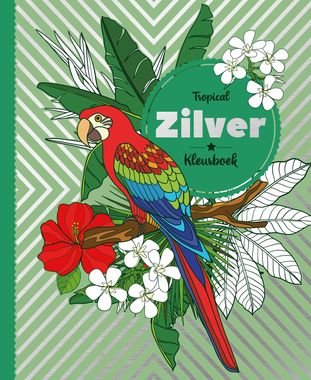Kleurboek Tropical zilver