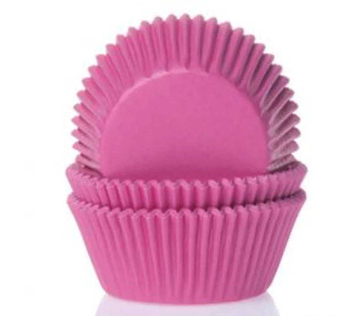 House of Marie Mini Baking Cups Hot Pink pk/60
