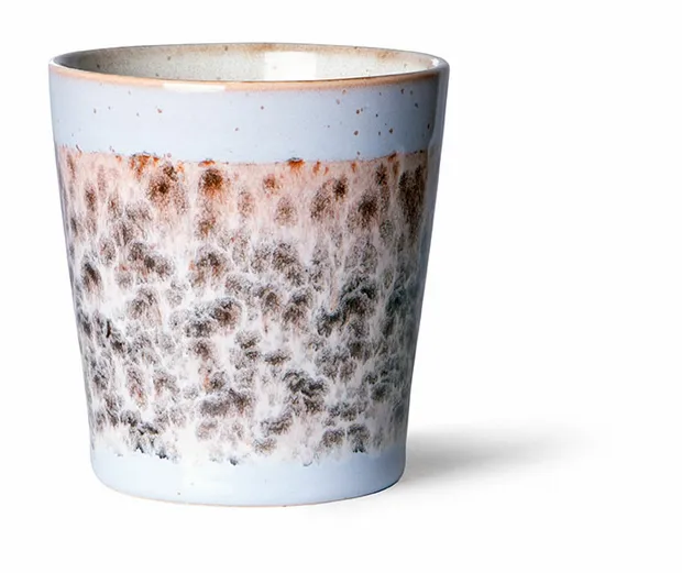 70s ceramics: coffee mug, birch