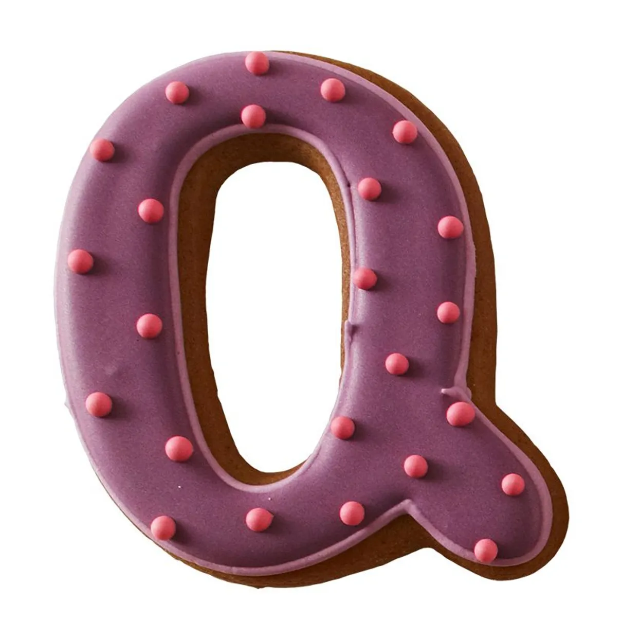 Uitsteekvorm Letter Q 6 cm