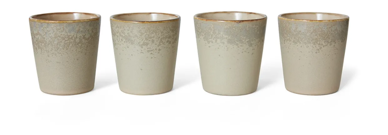 70s ceramics: coffee mug, bark