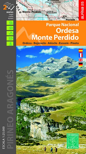Wandelkaart 07 Parque Nacional Ordesa y Monte Perdido | Editorial Alpi