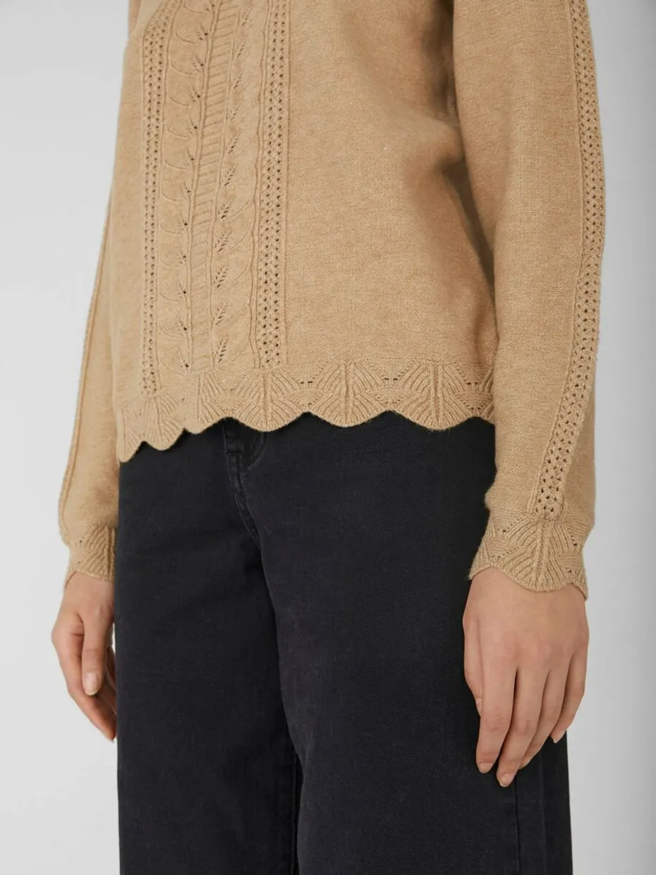Portia knitted pullover beige