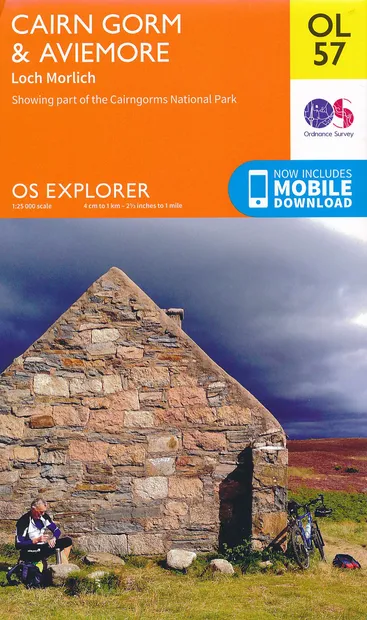 Wandelkaart - Topografische kaart OL57 Explorer Cairn Gorm, Aviemore |