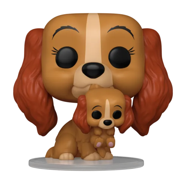 Disney:#1553 Lady and the Tramp- Lady with puppy