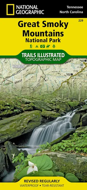 Wandelkaart 229 Great Smoky Mountains National Park | National Geograp