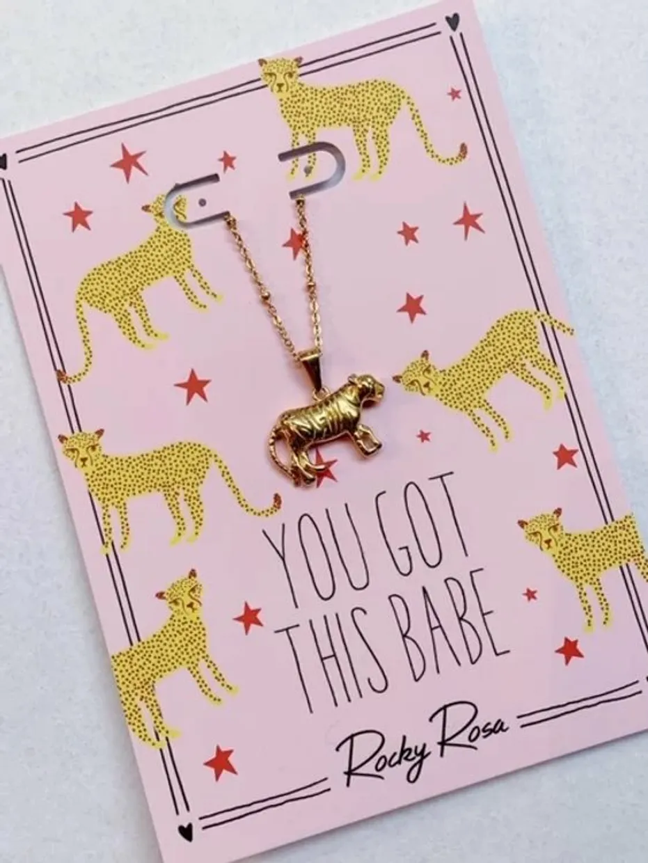 Roarr necklace gold