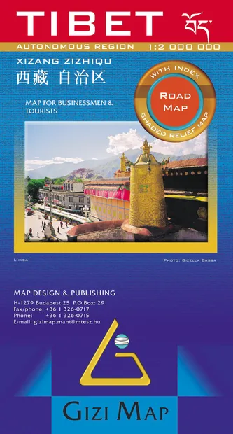 Wegenkaart - landkaart 05 (Roadmap versie) Tibet - Bhutan - Nepal | Gi