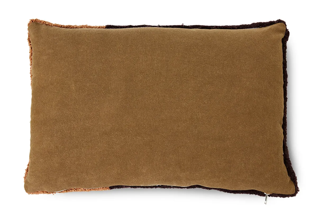 Tufted graphic cushion Bark (40x60)