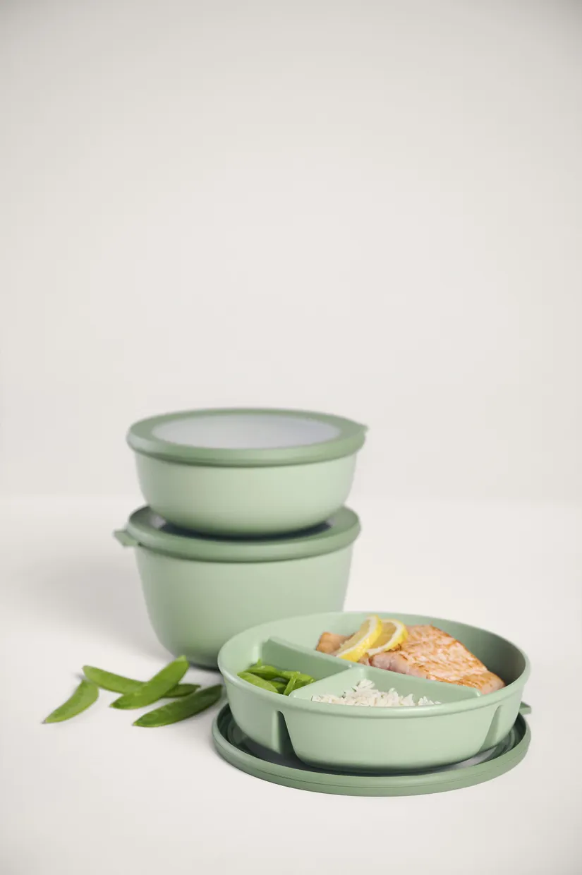 Bento bowl Cirqula (250+250+500ml) Nordic Sage