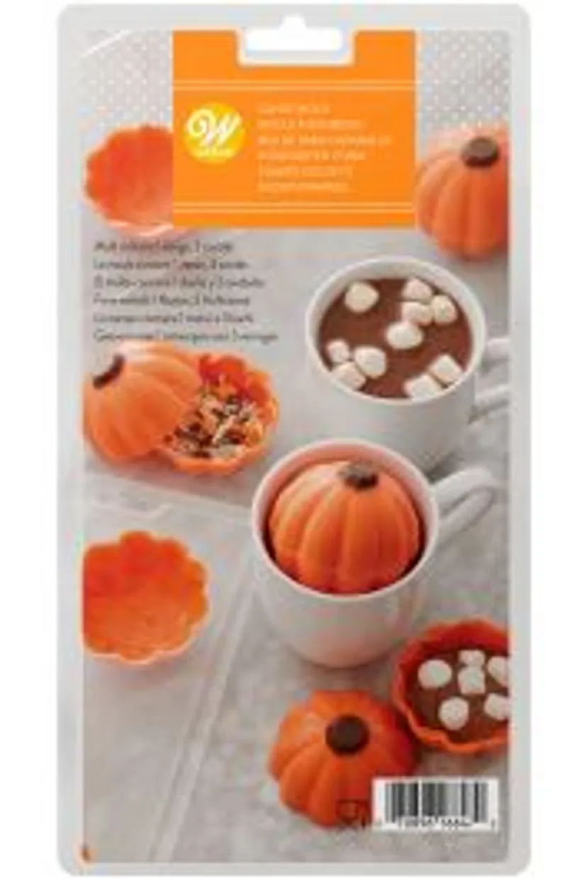 Wilton Candy Mold Choco Bomb Pompoen Set/2