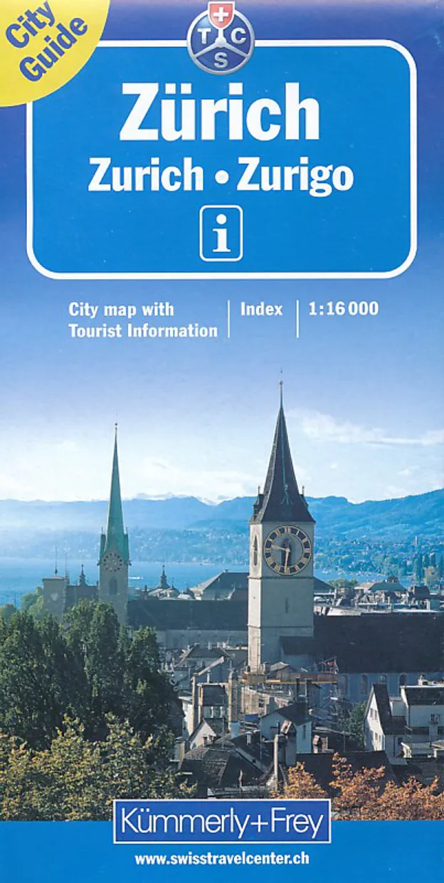 Stadsplattegrond Zürich | Kümmerly & Frey