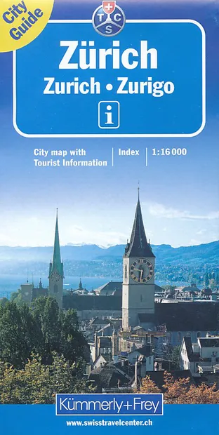 Stadsplattegrond Zürich | Kümmerly & Frey