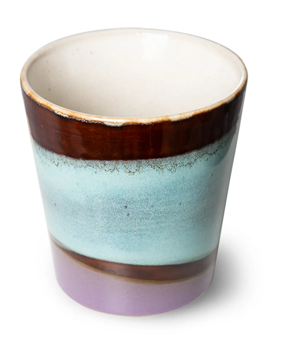 70s ceramics: coffee mug, patina