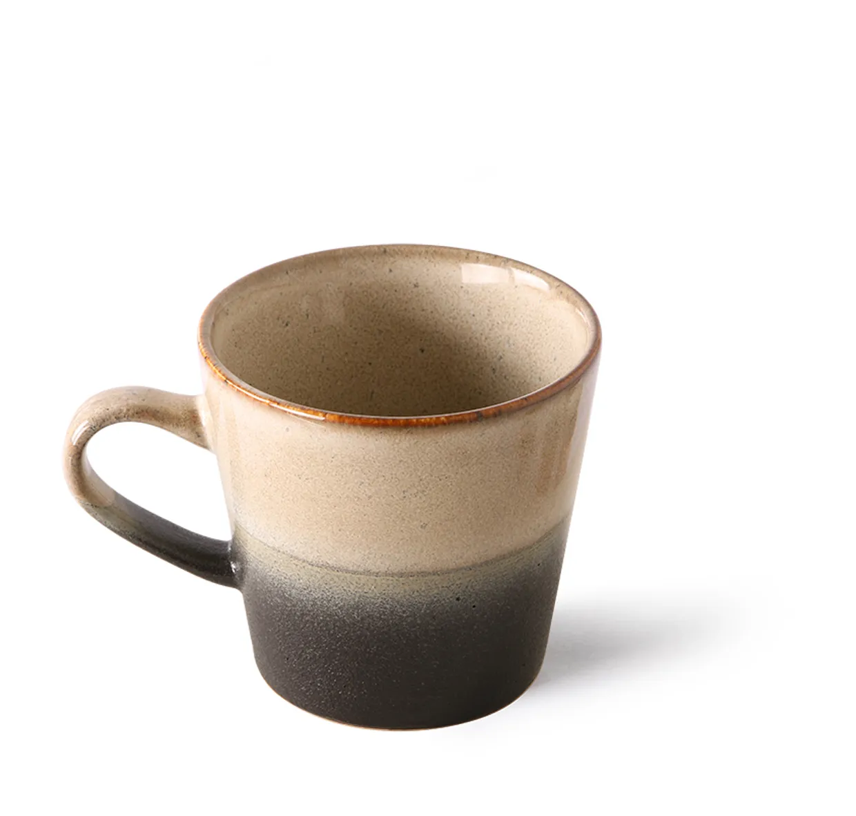 70s ceramics: americano mug, rock