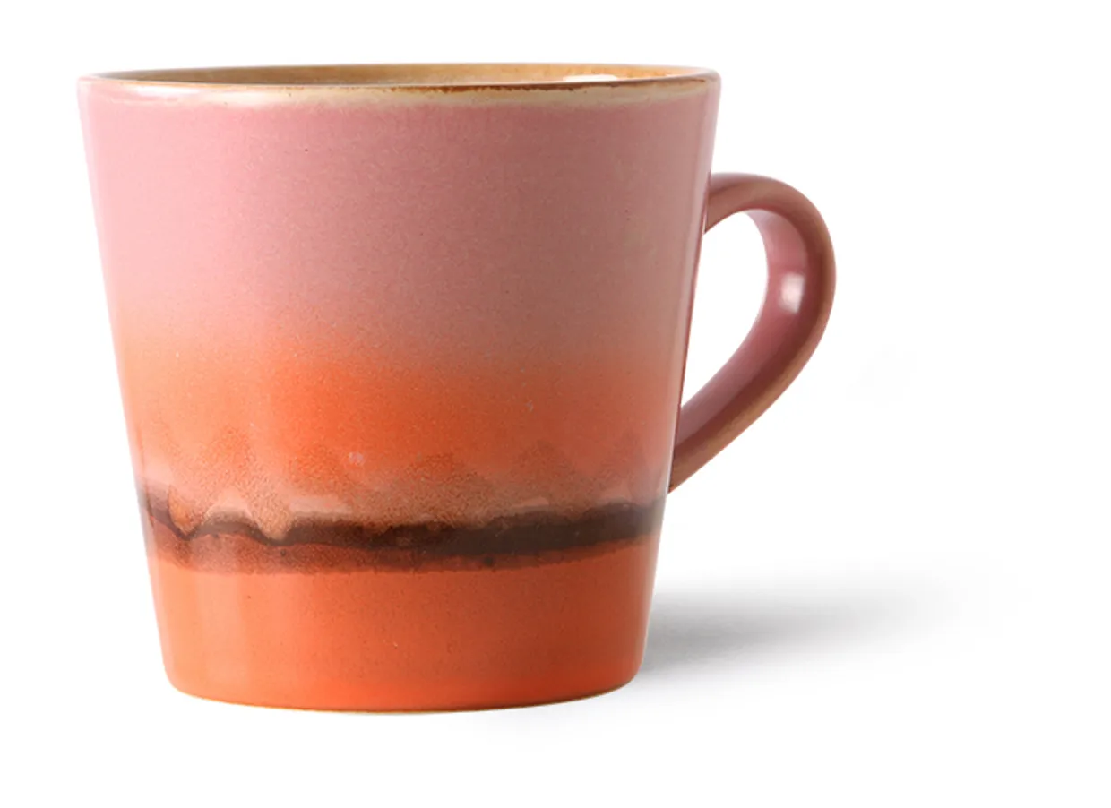70s ceramics: americano mug, mars