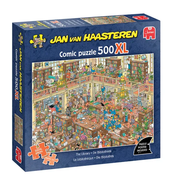 Puzzel - Jan van Haasteren: De Bibliotheek (500XL)