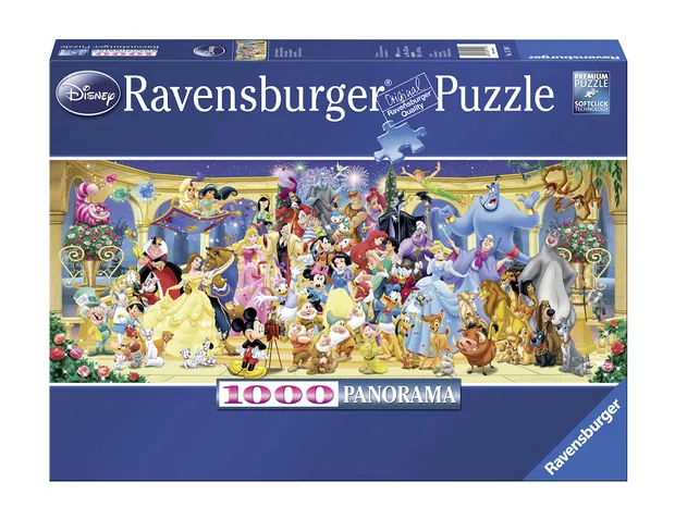 Puzzel Disney groepsfoto  panorama  Legpuzzel  1000 stukjes