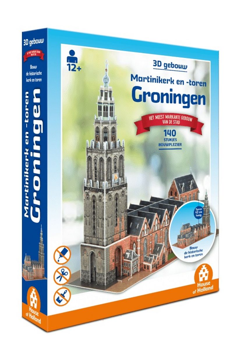 markering Destructief Wierook 3D Puzzel 3D Martinikerk en Martinitoren Groningen | House of holland - - |  Warenhuis Groningen