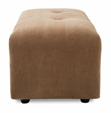 Vint couch: element hocker small, corduroy rib, brown