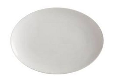 Ovale schaal 30 x 22 cm White Basics
