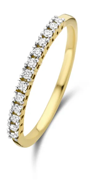 De la Paix Madeline 14 Karaat Gouden Ring | Diamant 0.14 ct | IBD330023-48