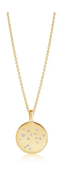 18kt plated sterrenbeeld collier