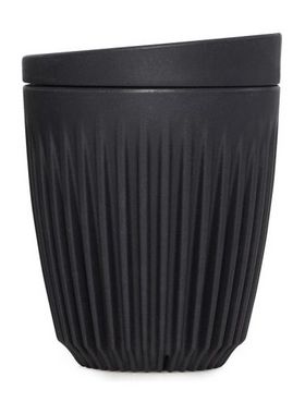 Herbruikbare koffiebeker Charcoal medium HuskeeCup