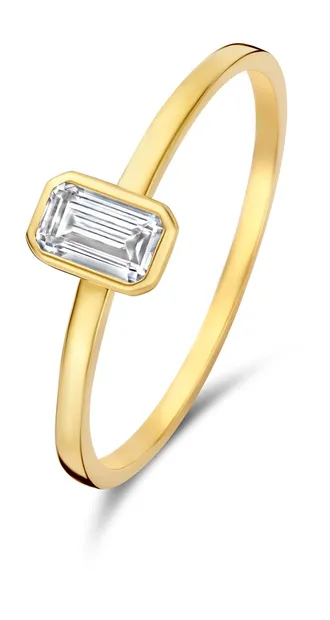 Baguette Genevieve 14 Karaat Gouden Ring IB330087-50