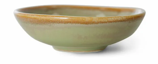 Chef ceramics: small dish, moss green