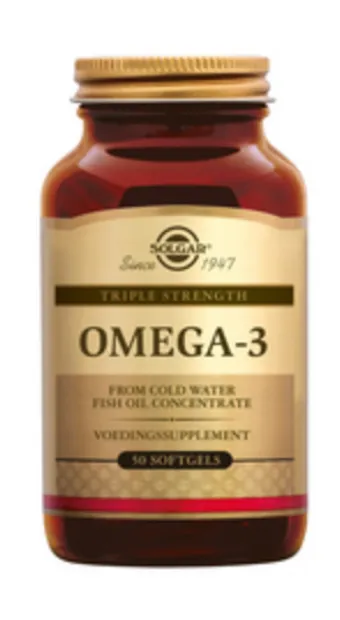 Omega 3 triple strength 50 softgels (Koudwater visolieconcentraat)