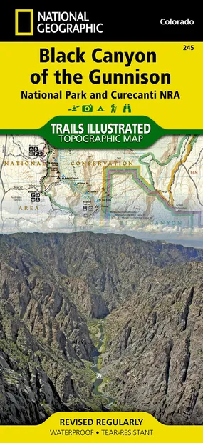 Wandelkaart - Topografische kaart 245 Black Canyon of the Gunnison Nat