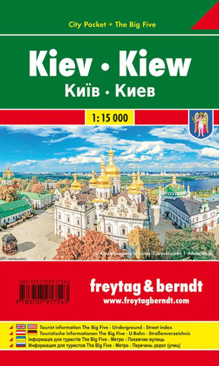 Stadsplattegrond City Pocket Kiev | Freytag & Berndt