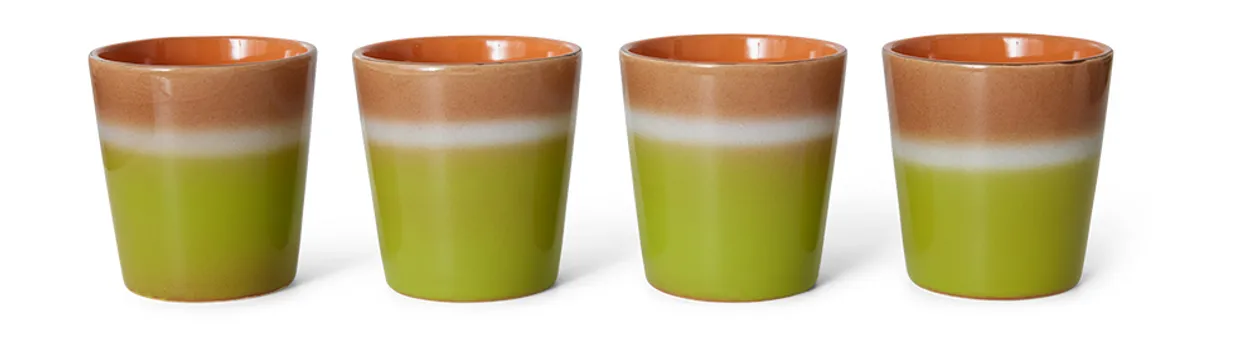 70s ceramics: coffee mug, eclipse